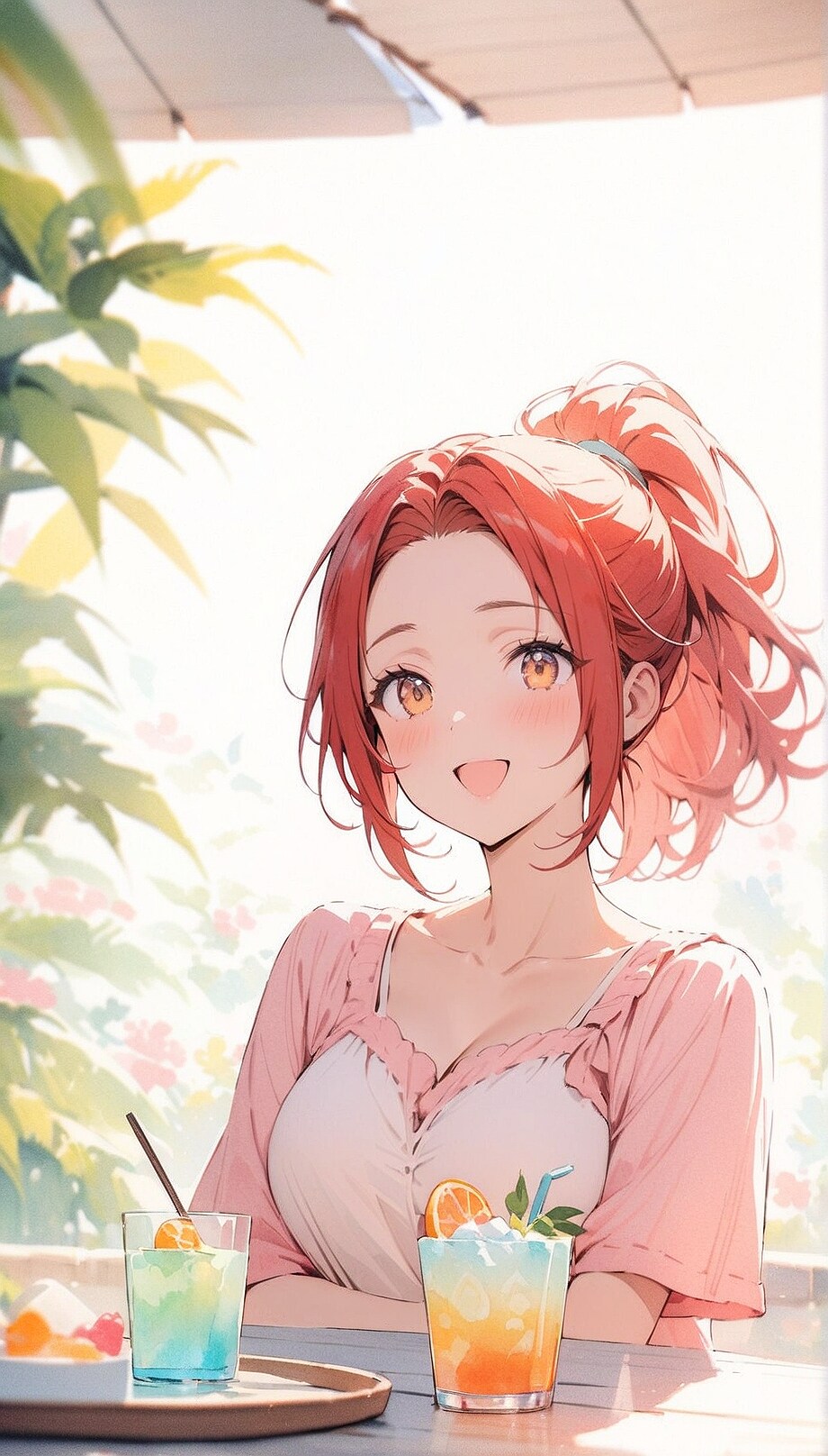 赤髪さん③ | の人気AIイラスト・グラビア