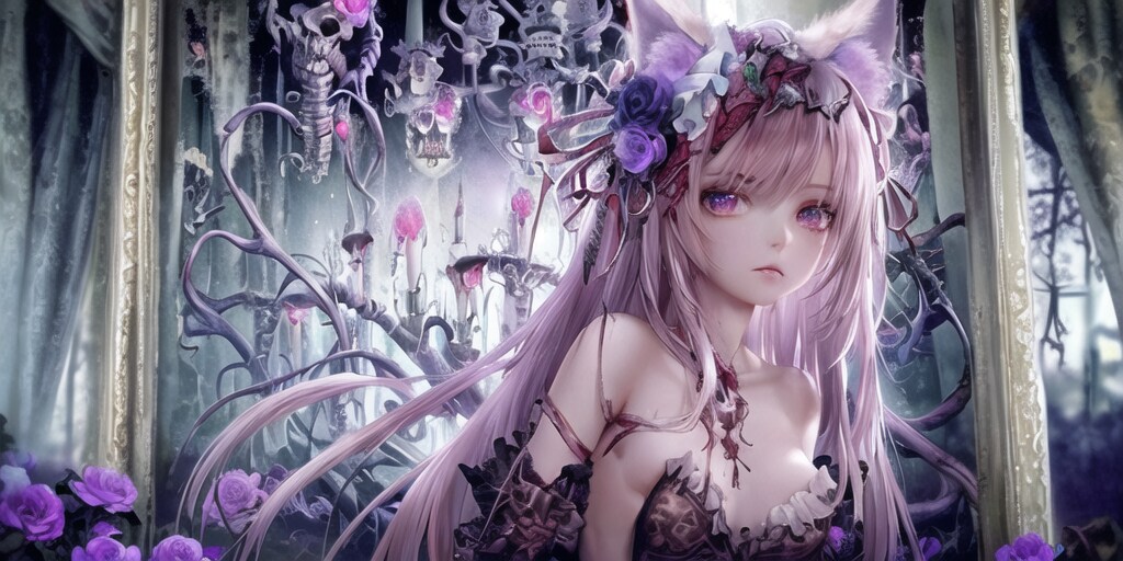 かわいい猫耳女の子