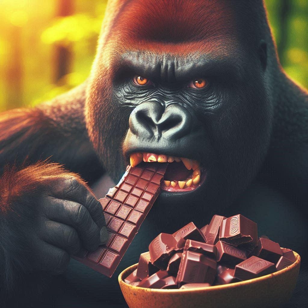 カカオ克服ゴリラ