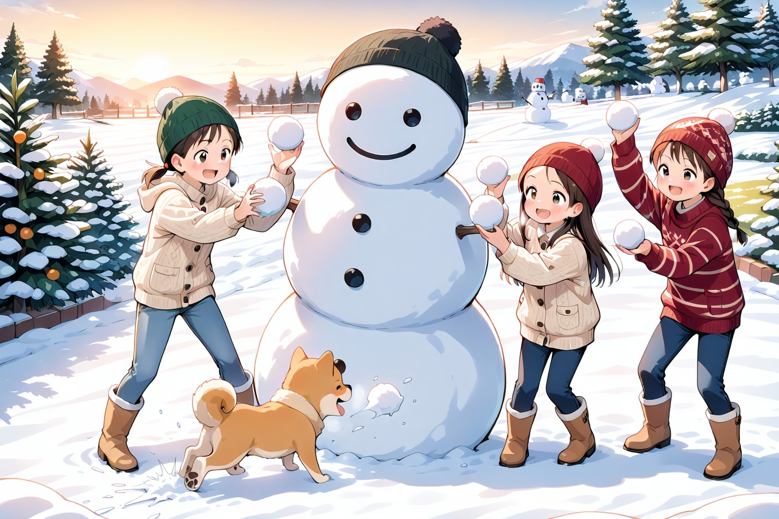 冬休みのひととき | の人気AIイラスト・グラビア