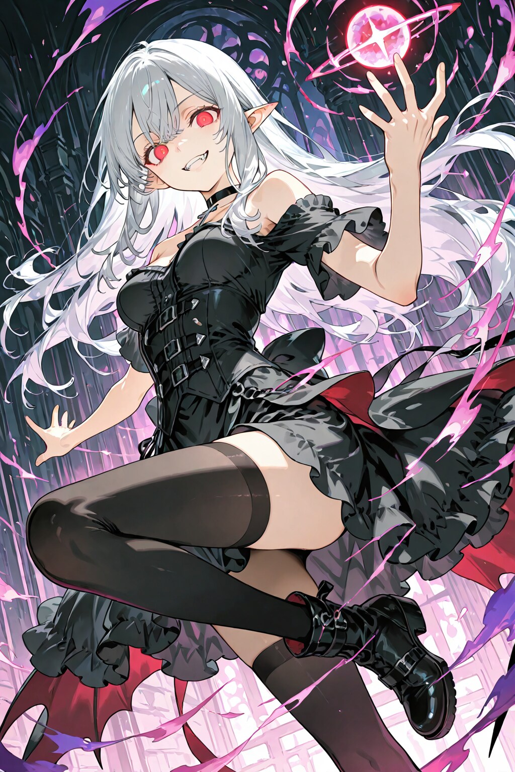 異世界SOS!!（例）『異次元の魔物といえど、微塵に一掃してくれるわ！』アビゲイル（TS吸血鬼）