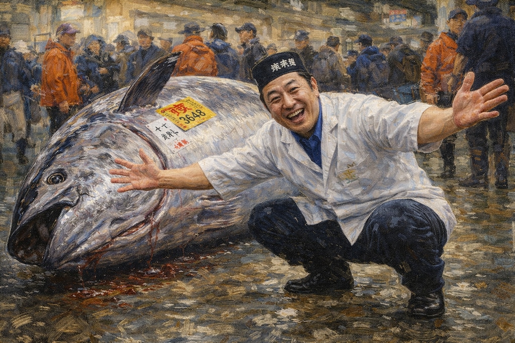 大間のマグロ。