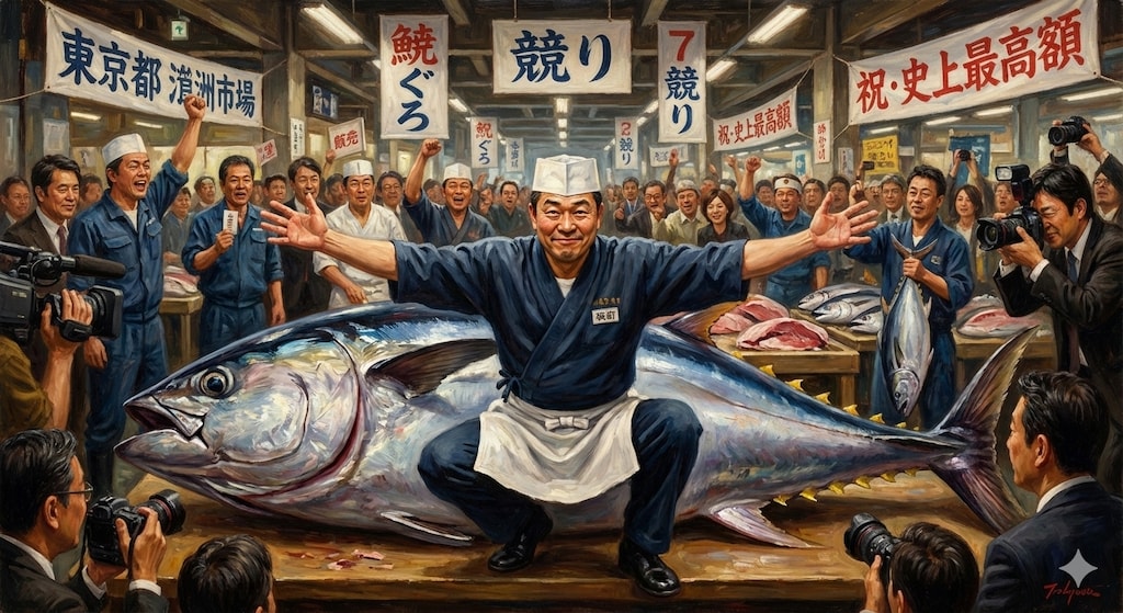 大間のマグロ。