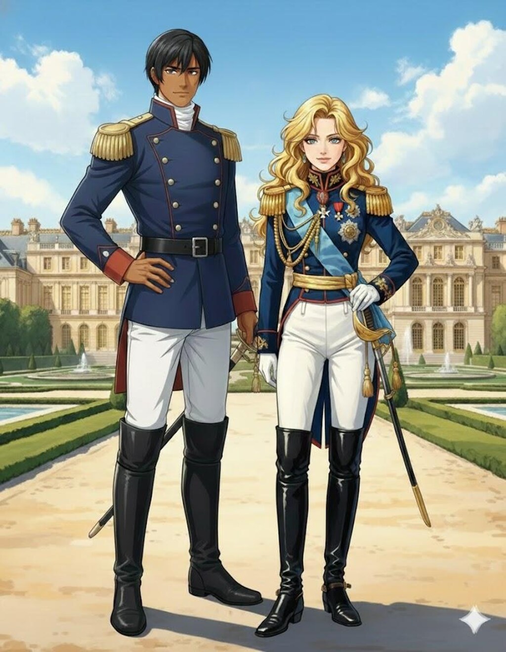 オスカルとアンドレ