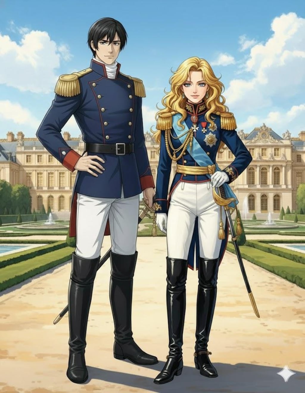 オスカルとアンドレ