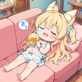 クリスマスに知らない狐が寝てた 2枚目