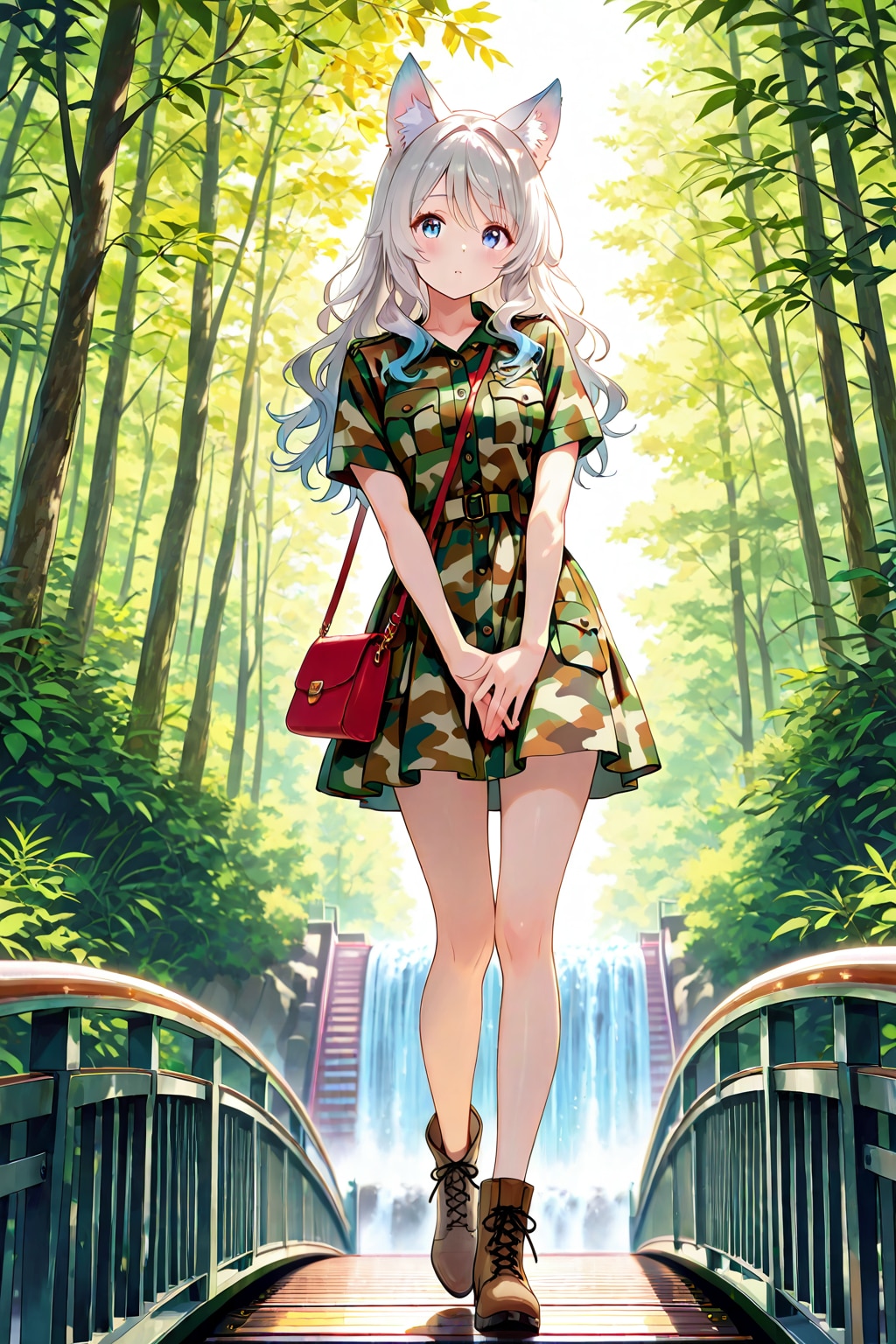 カモフラウルフ旅情編🐺 | の人気AIイラスト・グラビア