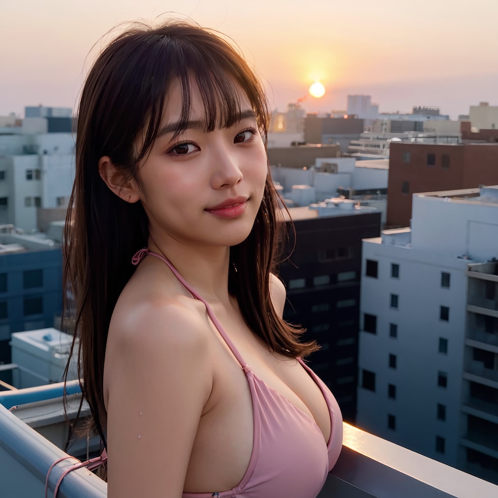 屋上ビキニ No.1