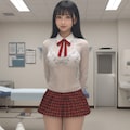 巨乳な清楚JCの内科検診1「やば‥勃ってきた。やっちまうか」 2枚目