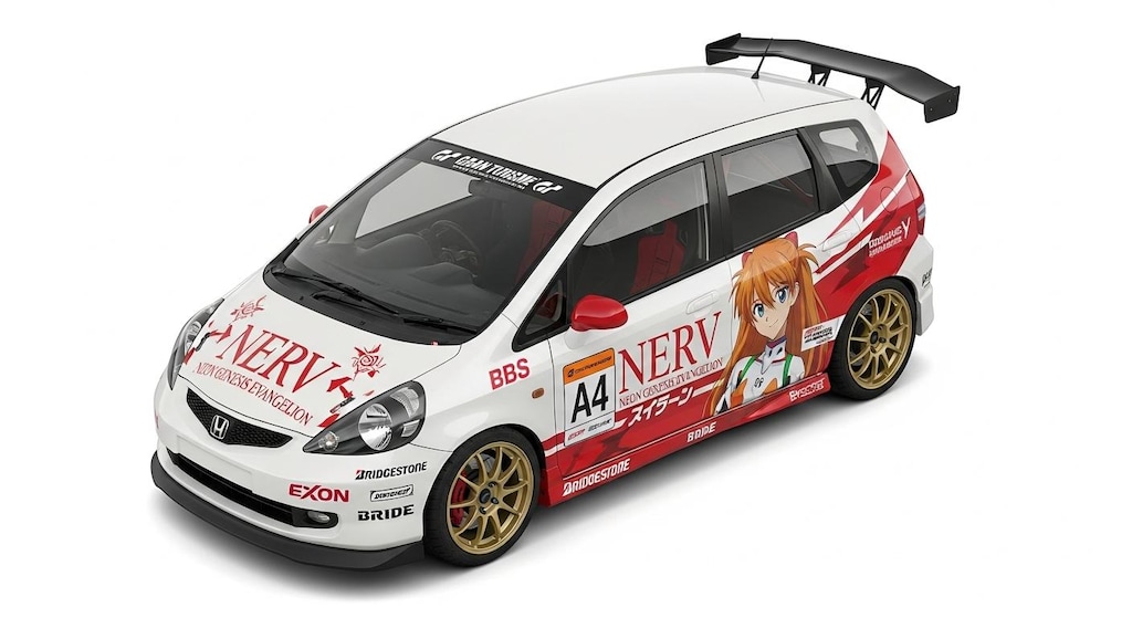 フィット新世紀エヴァンゲリオン痛車レーシングカー