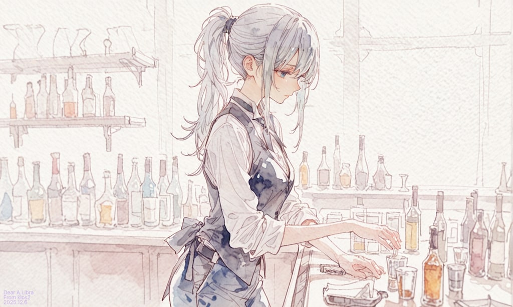 本日のバーメイド香澄さん