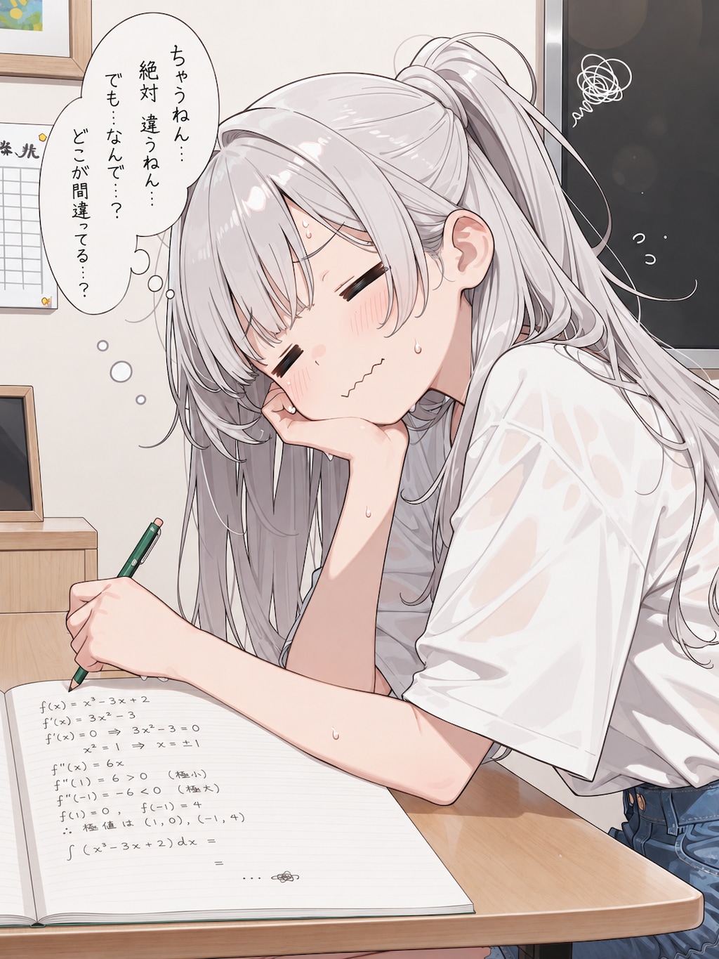 勉強しているちゃうねんガール
