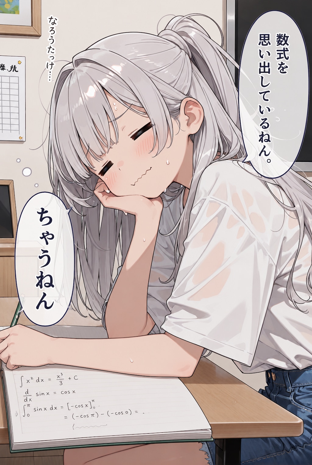 勉強しているちゃうねんガール