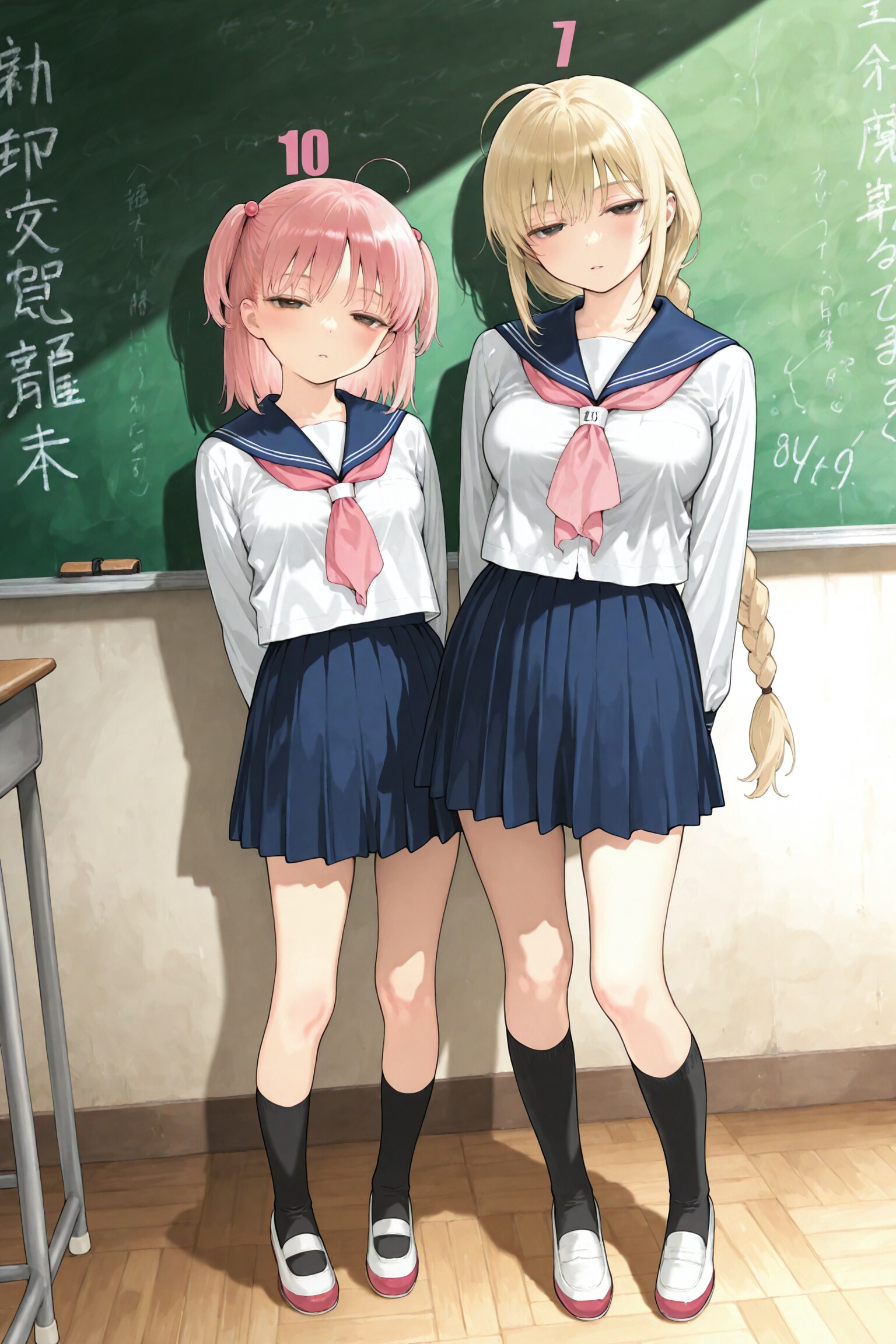 頭上の数字は何でしょう？