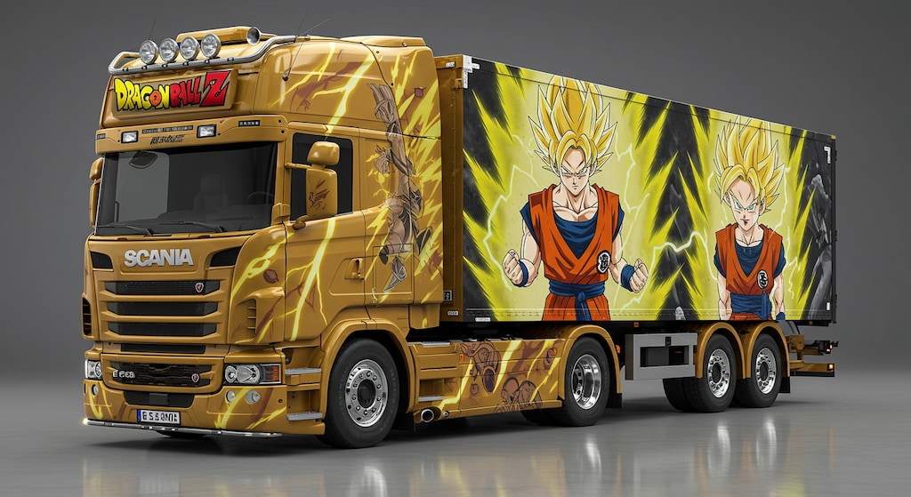 ドラゴンボールスカニアトラック