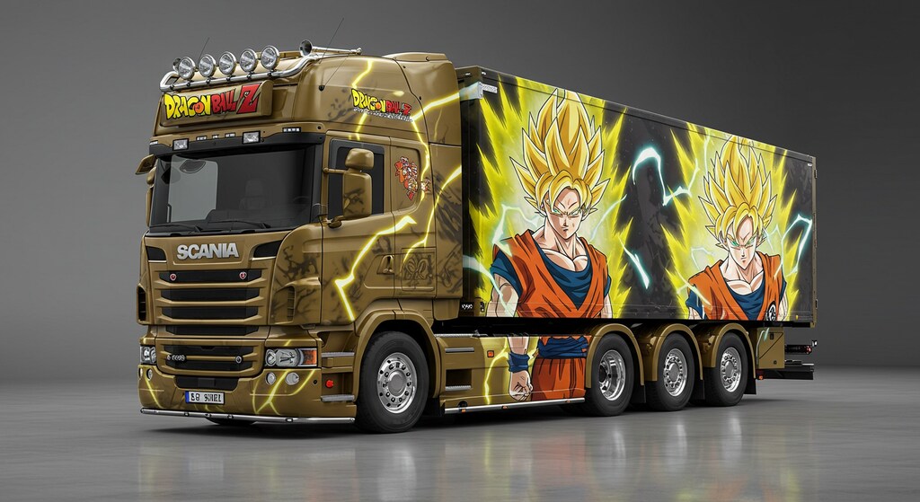 ドラゴンボールスカニアトラック
