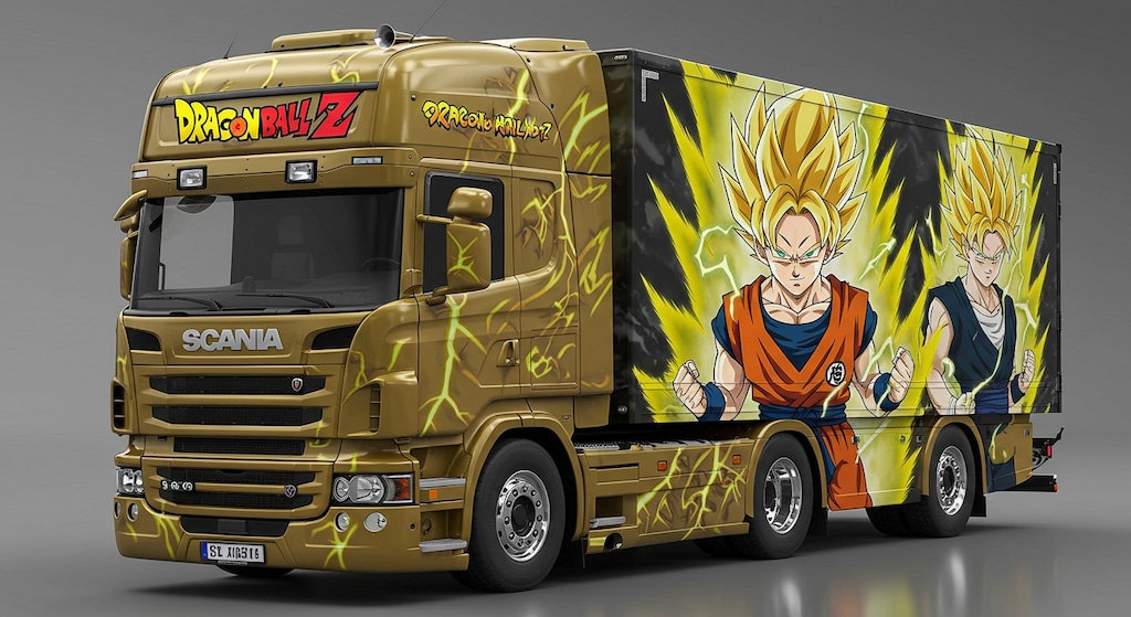 ドラゴンボールスカニアトラック