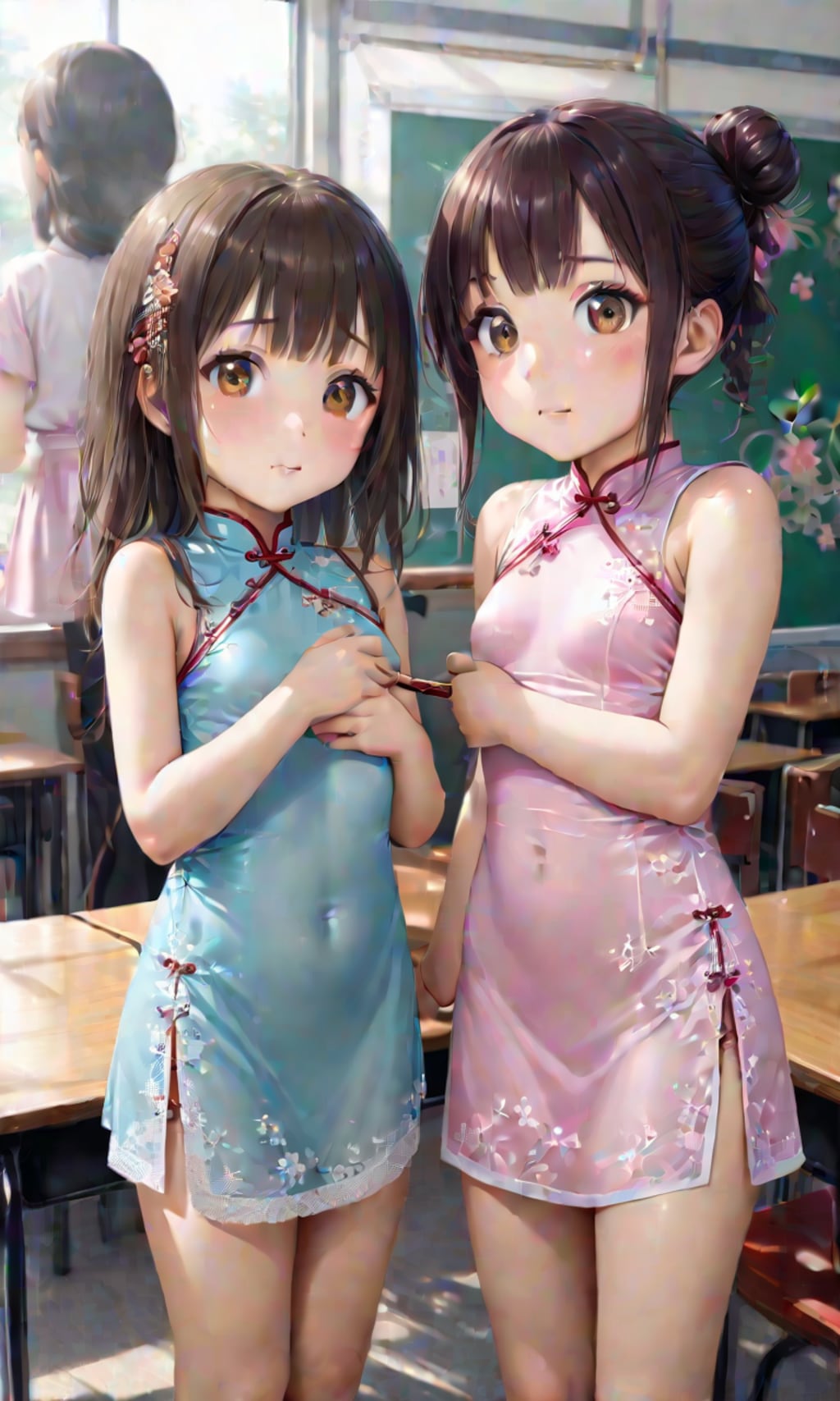 チャイナドレスと学園祭と女子高校生と