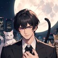猫と黒髪短髪男性★（12枚） 11枚目