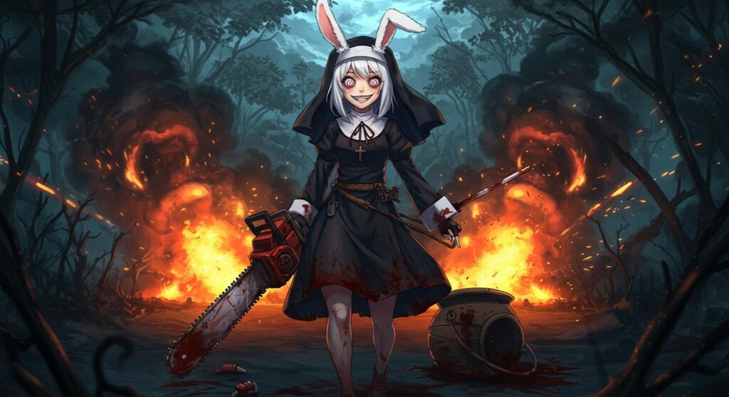 弾兎のイナバ『ルールダイジダヨォォォ』【ニャンノ世界】