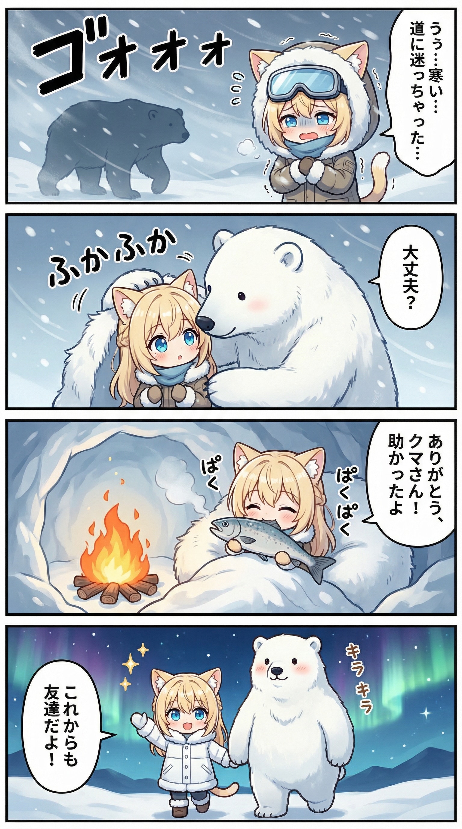 雪の中のぬくもり | の人気AIイラスト・グラビア