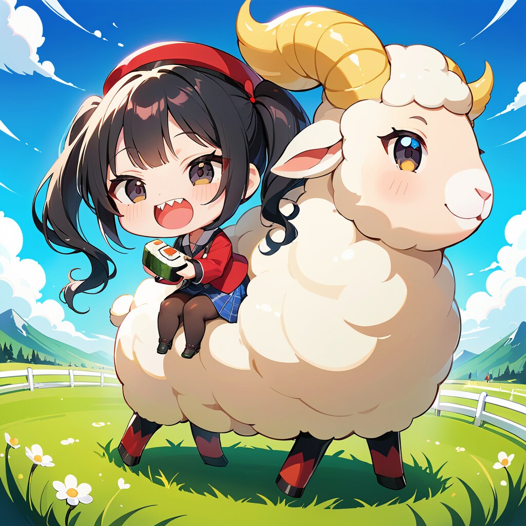 EMERALDベレー帽羊寿司