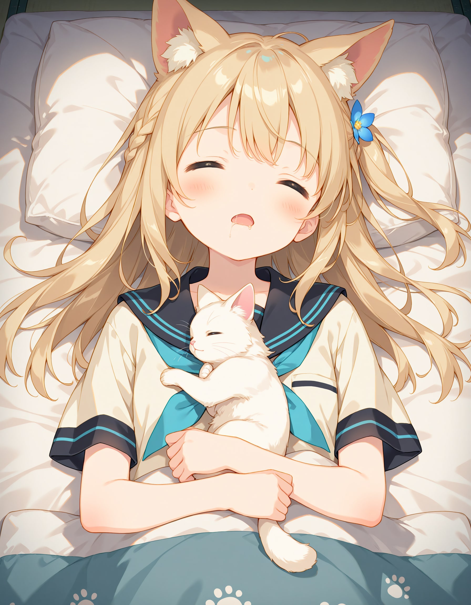 ２人ともおやすみ♪ | の人気AIイラスト・グラビア