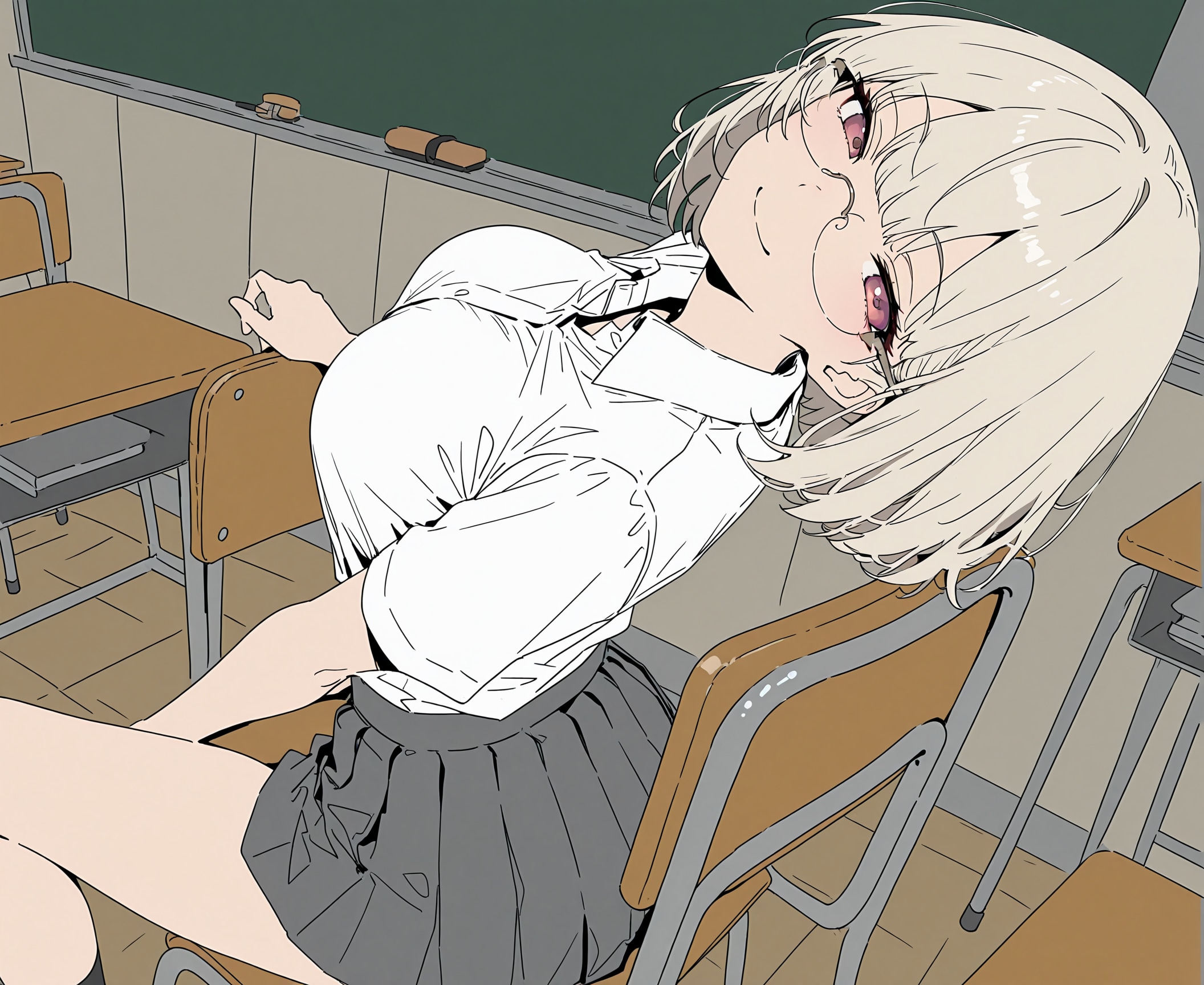 放課後カラオケデモ行く？…ねぇ♪どこ見てるの♡