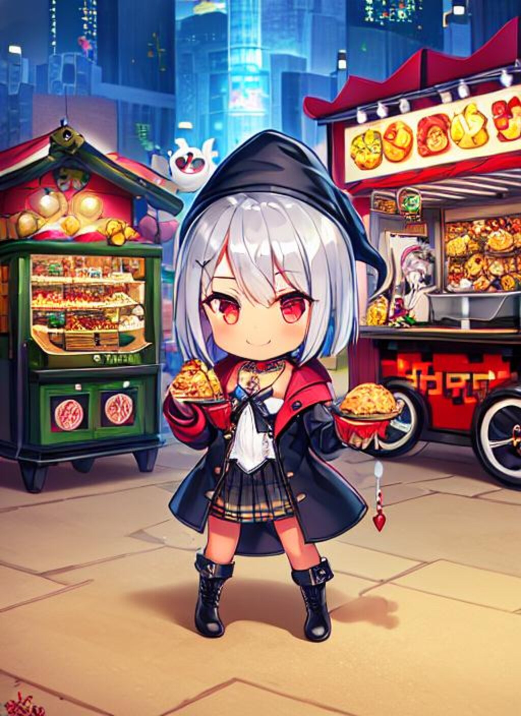 魔女のたこ焼き屋さん