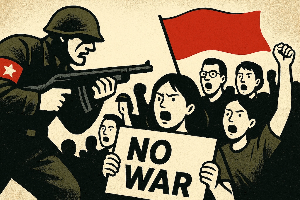 武力行為侵略行為許すまじ、