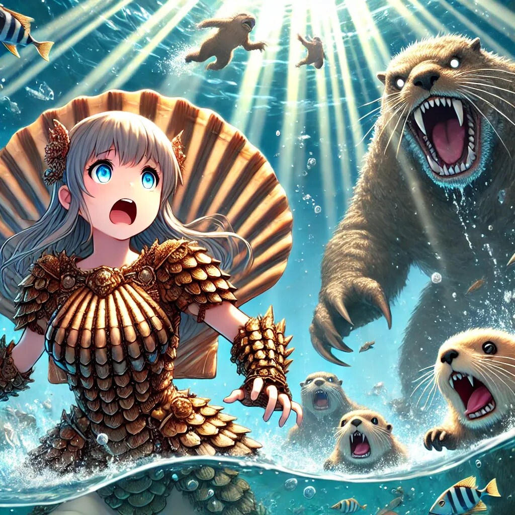 ラッコと ホタテ少女