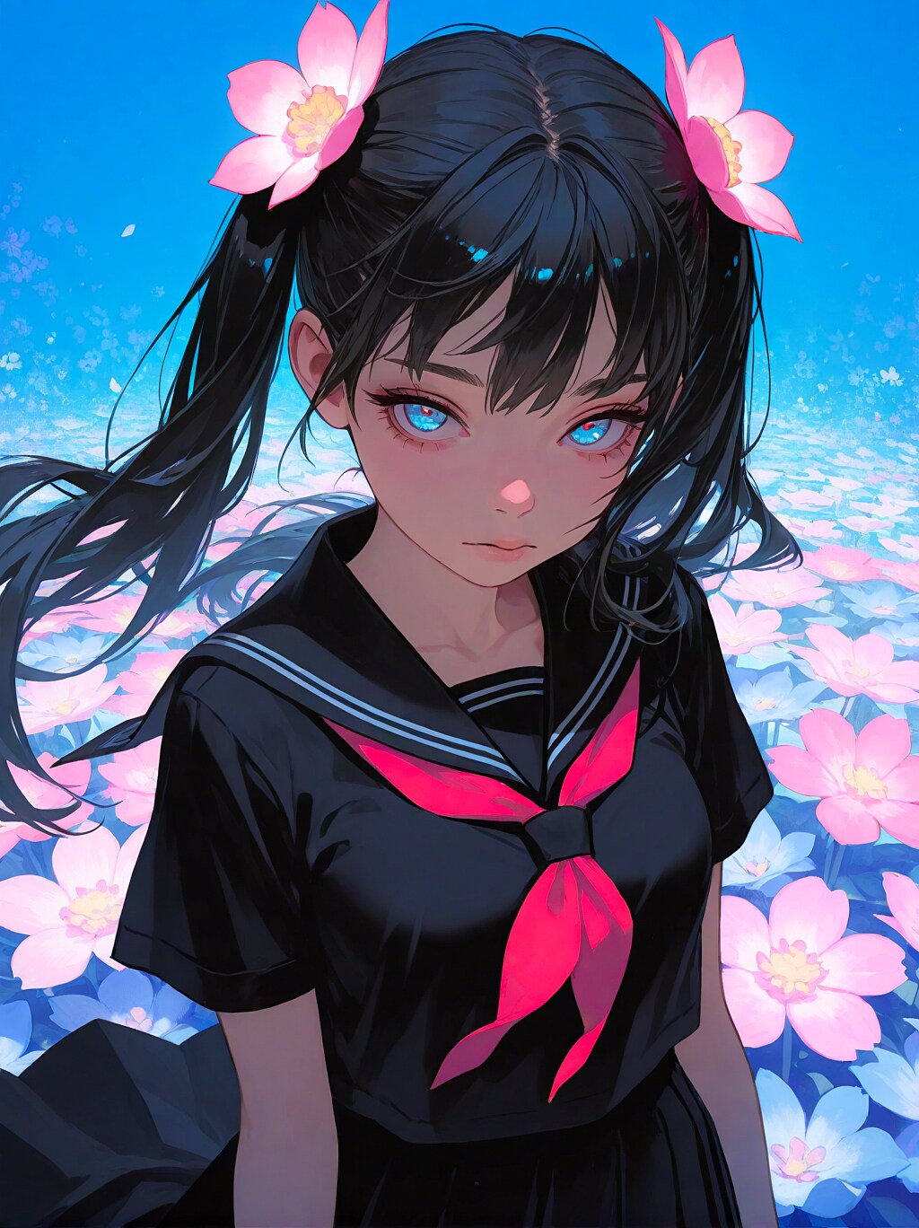 ロングスカートとスニーカーと靴下