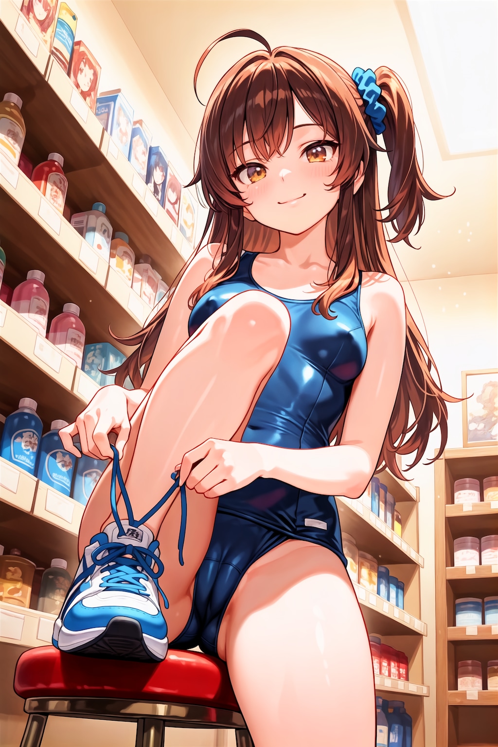 きわどい試着