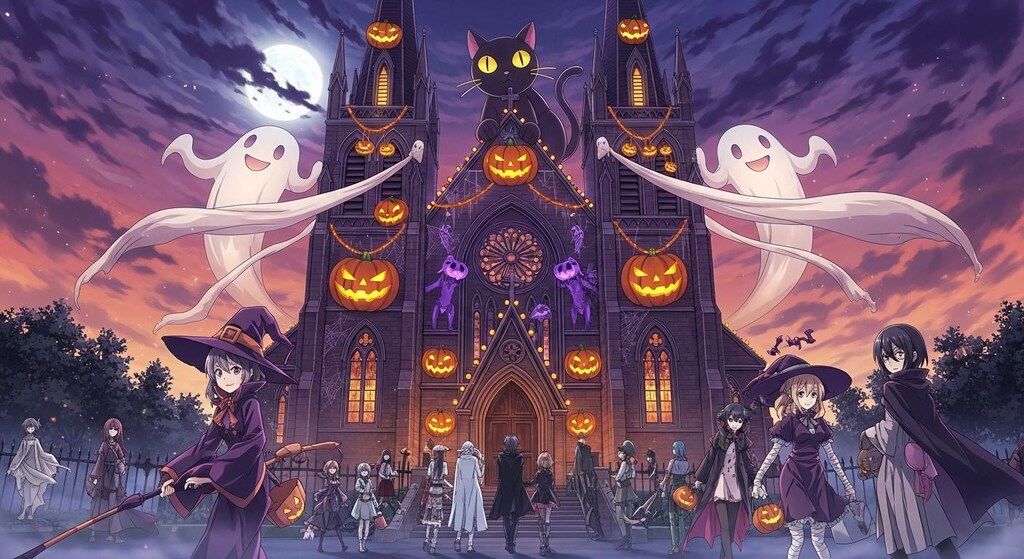 ハロウィンに乗っ取られた教会