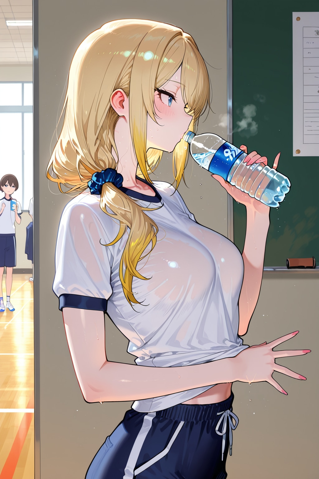 水分補給はしっかりと