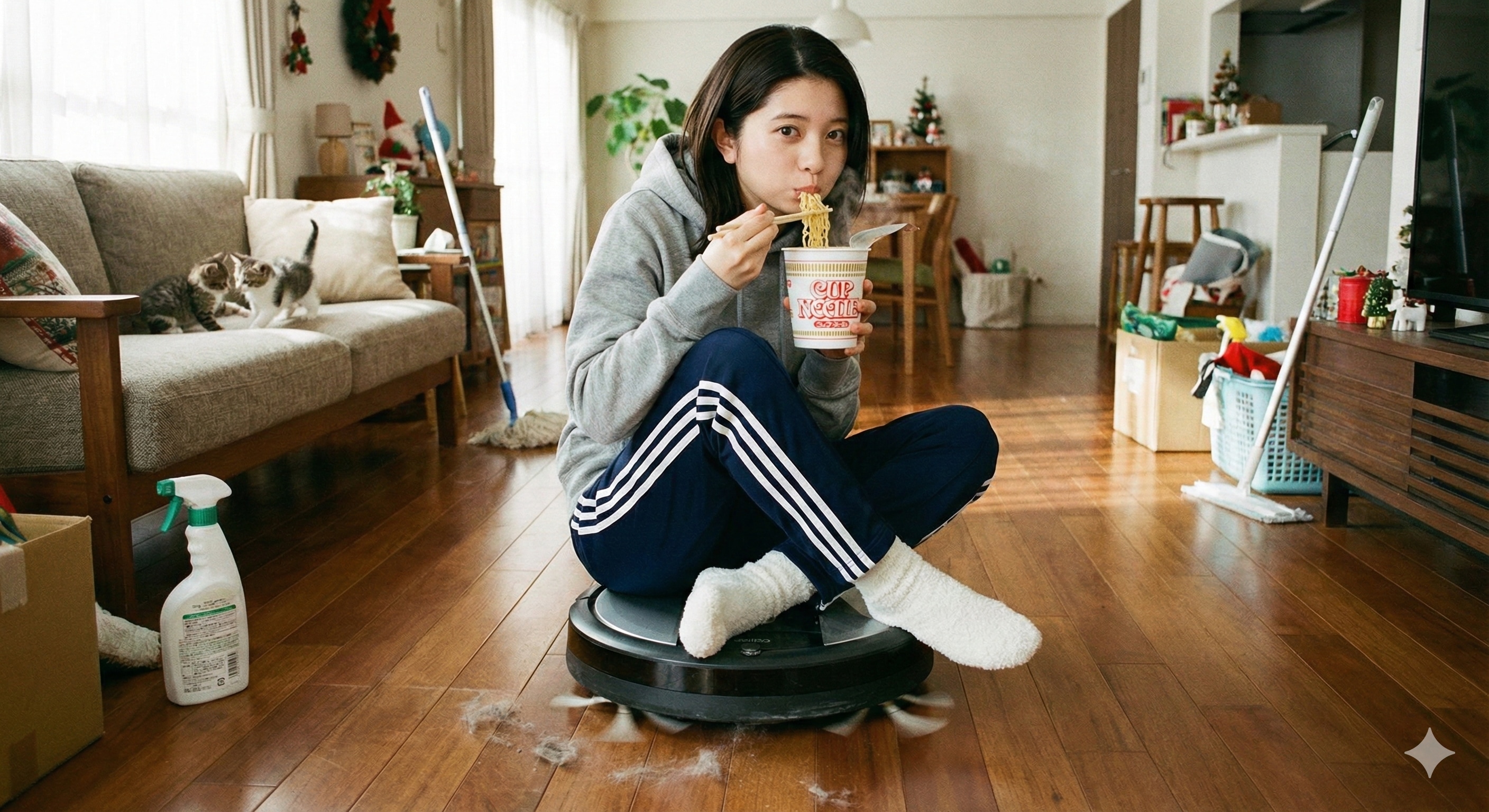 年末の大掃除 | の人気AIイラスト・グラビア