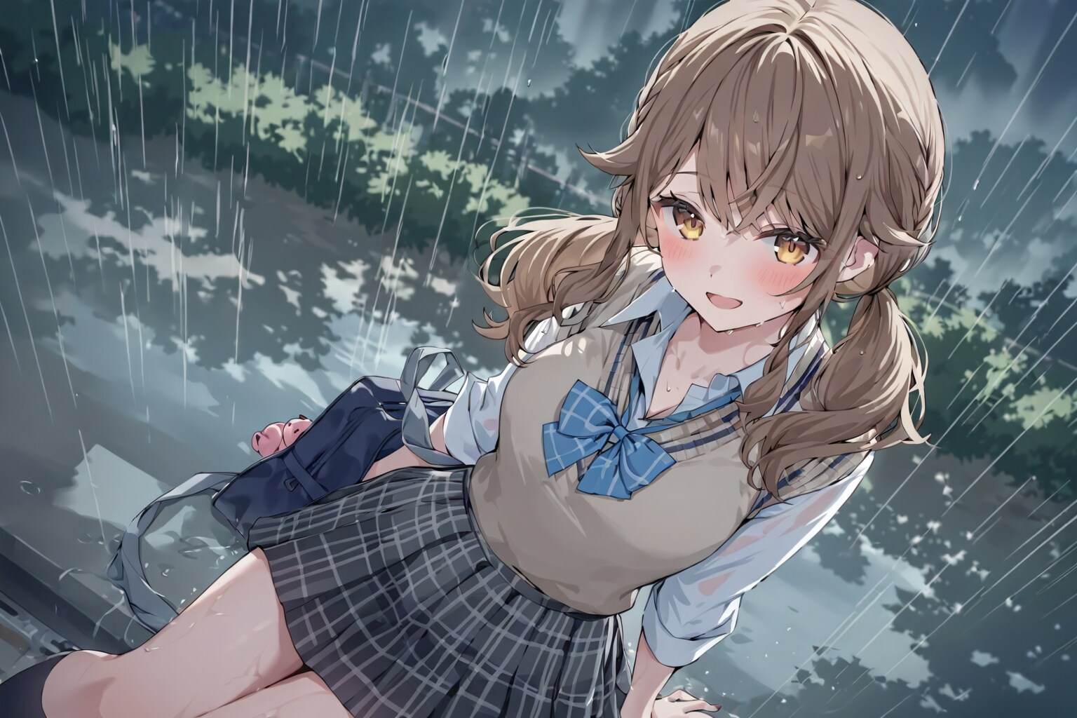 ゲリラ豪雨 | の人気AIイラスト・グラビア
