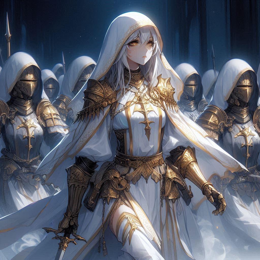 聖女と神殿騎士団 | の人気AIイラスト・グラビア