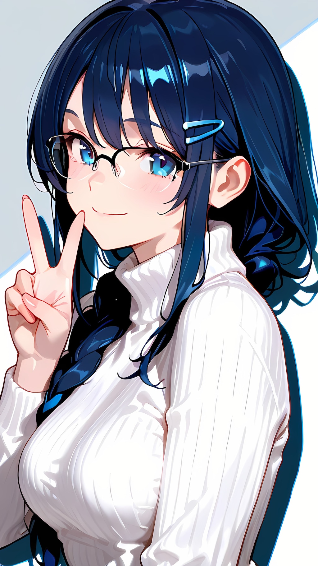 タートルネックセーター