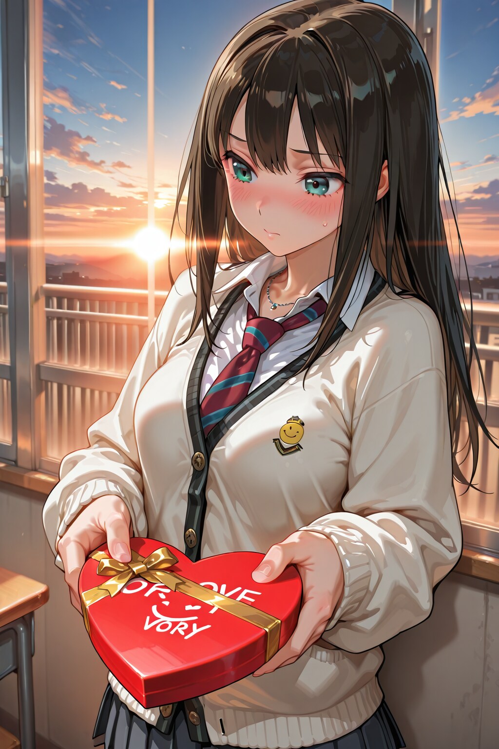某高校制服風衣装のしぶりん