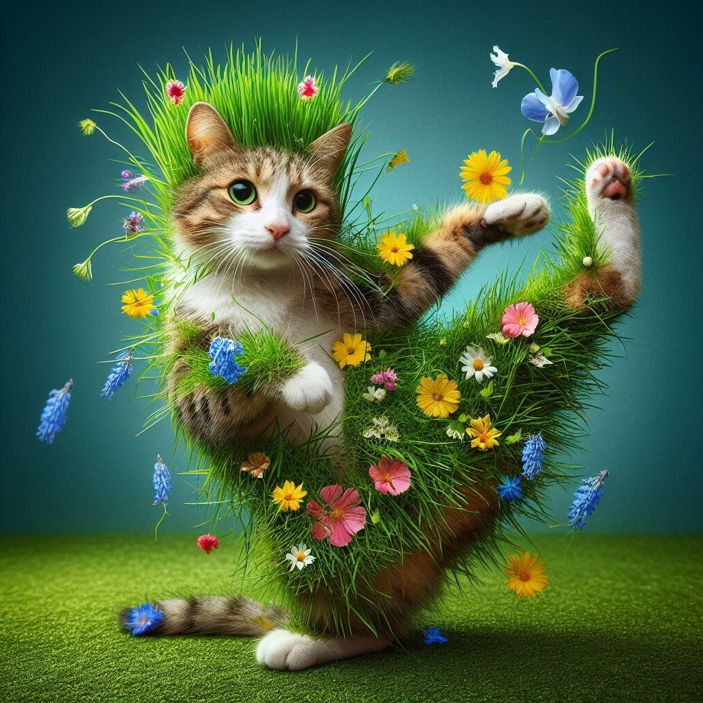 踊る猫草