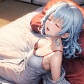 着物女子ちゃんの日常シリーズ（起床） 2枚目