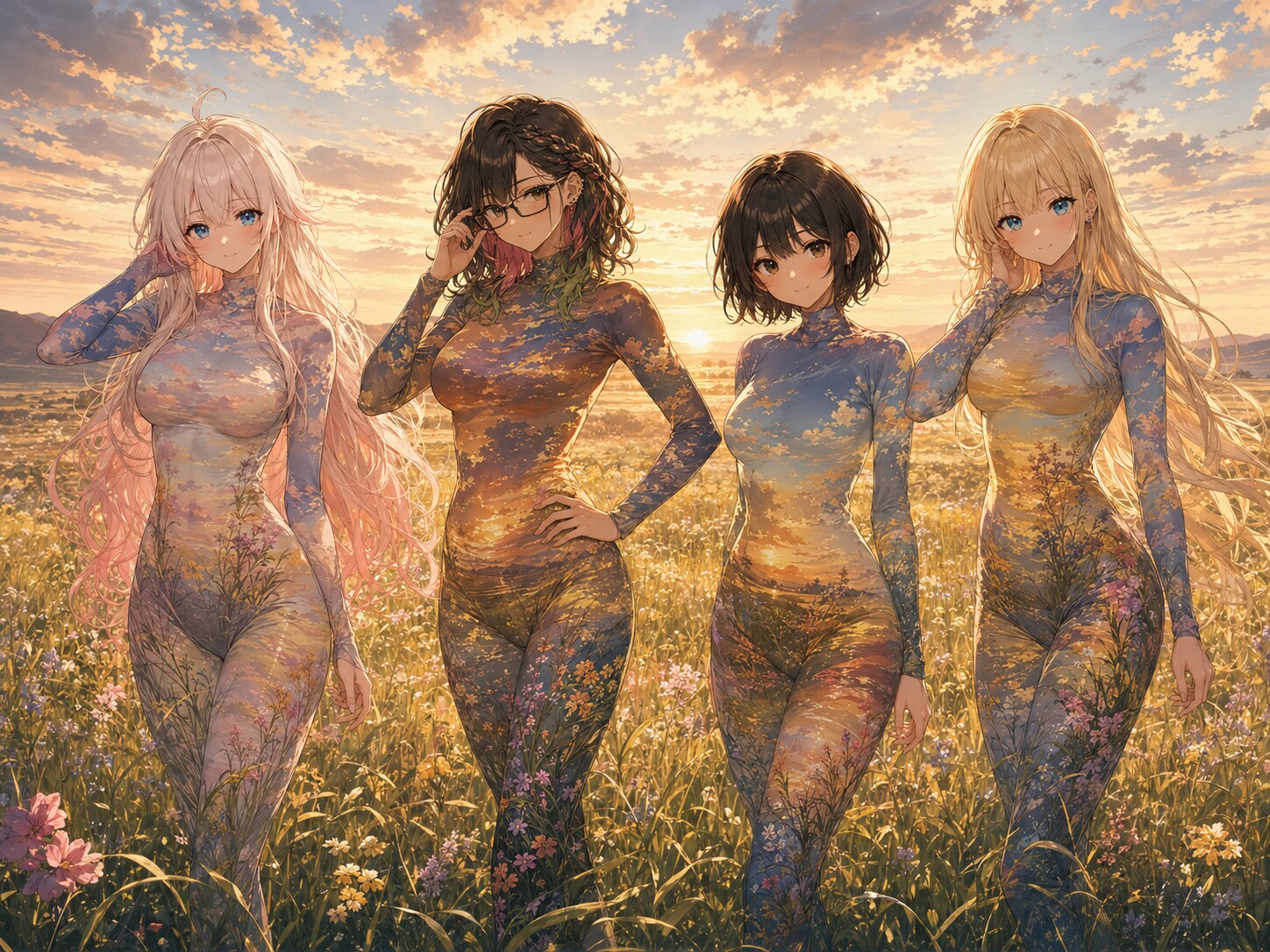 隠れるアレ | の人気AIイラスト・グラビア