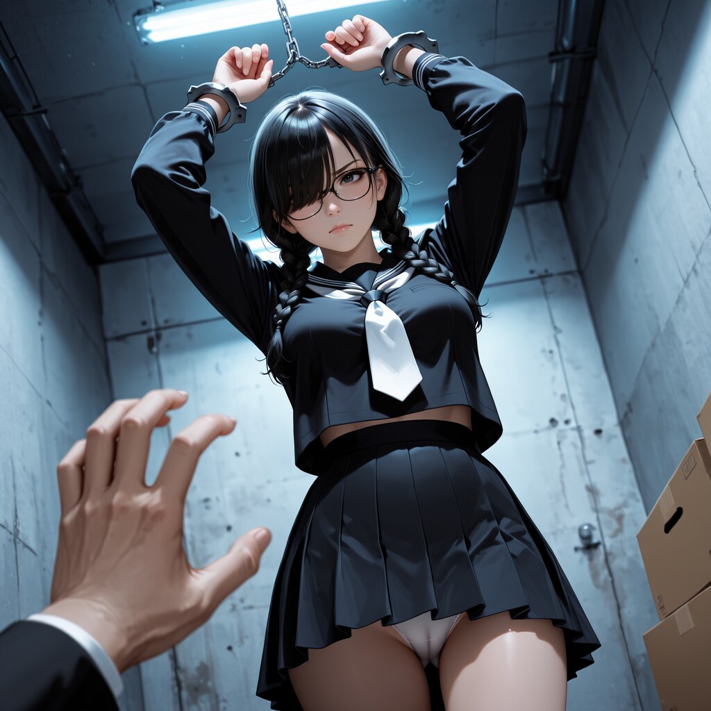 地味な女の子　パンチラ