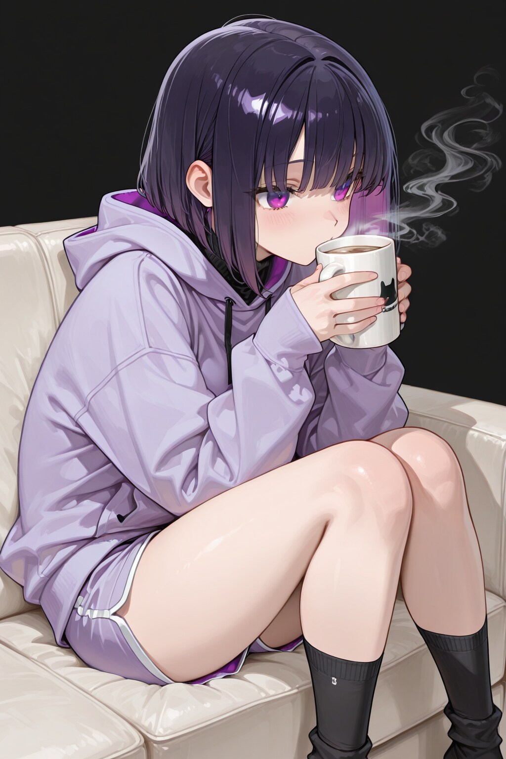 紫色が似合う女の子4
