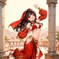 砂漠の街の踊り子少女 8枚目