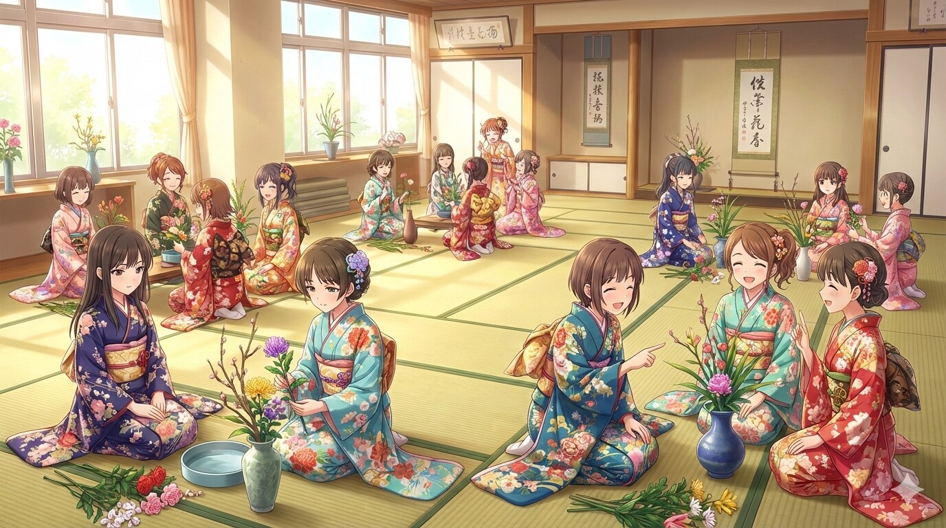 部活動に勤しむ
