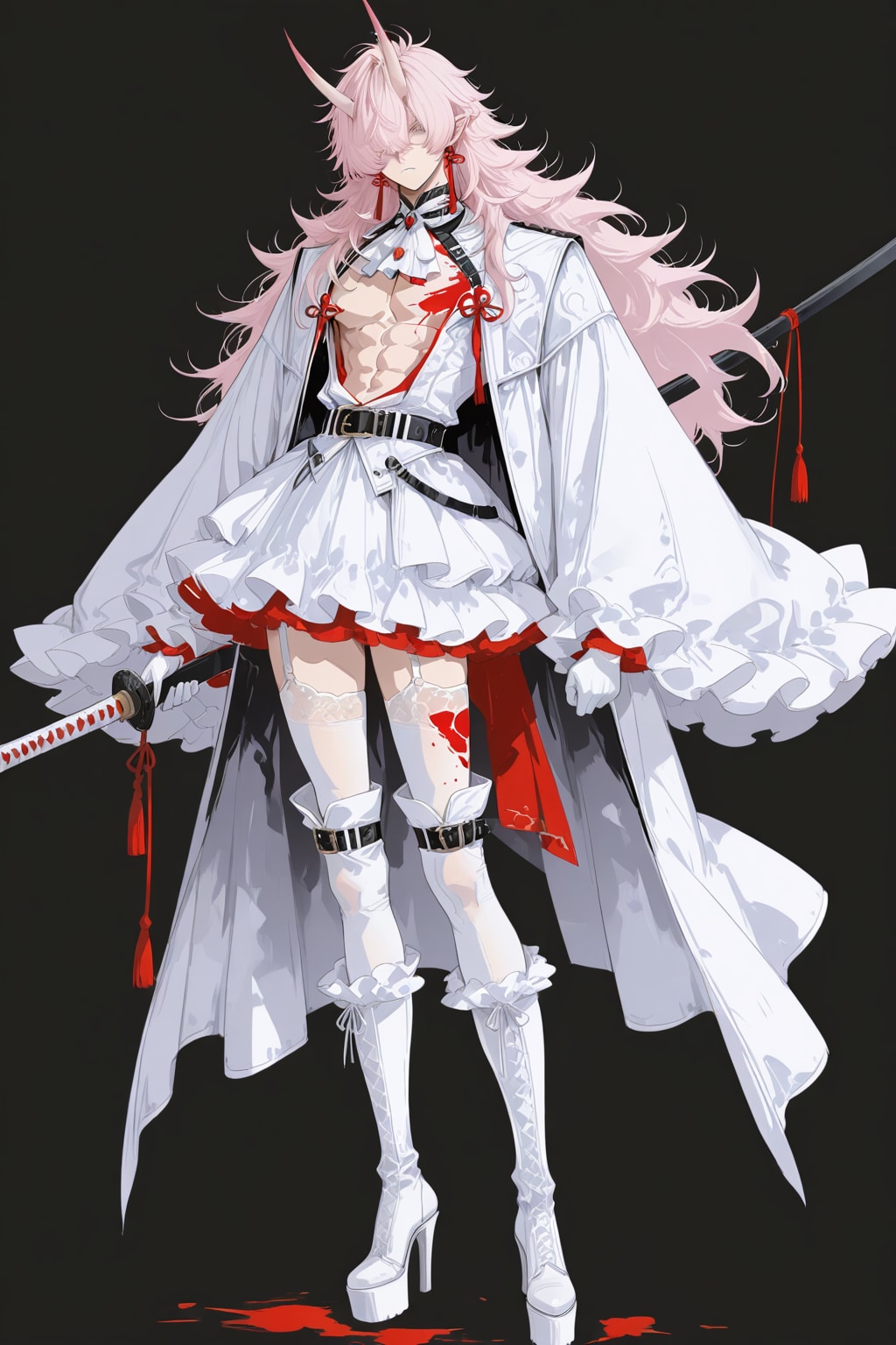 dress male / blood