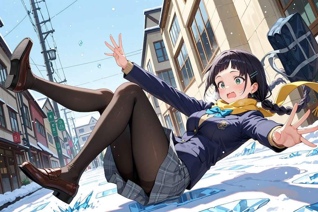 冬道注意！