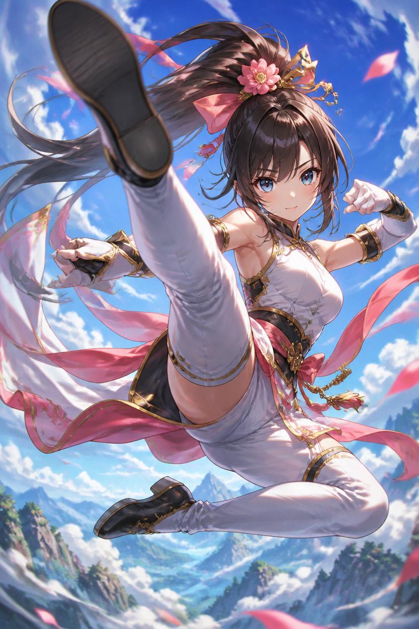 花弁の天空蹴